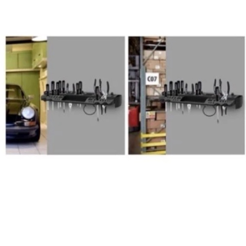 Tool Utility Storage Organizer 61 Slots, 4 Hooks, & 1 Compartment Men Unisex - Picture 3 of 6